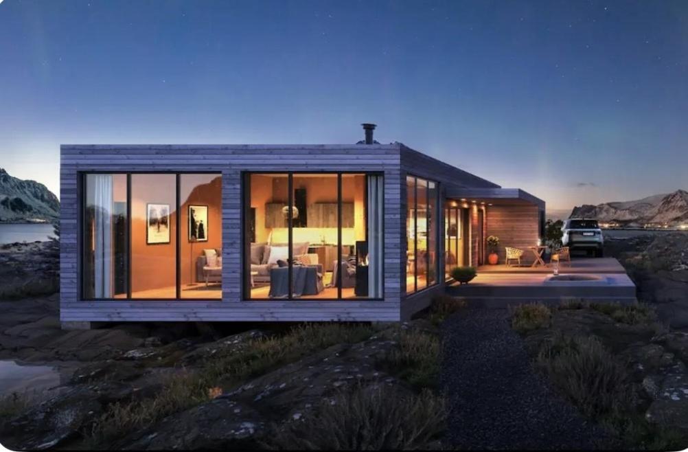 Nydelig Hytte I Unike Lofoten I Naerheten Av Henningsvaer! Lyngvaeret Ngoại thất bức ảnh